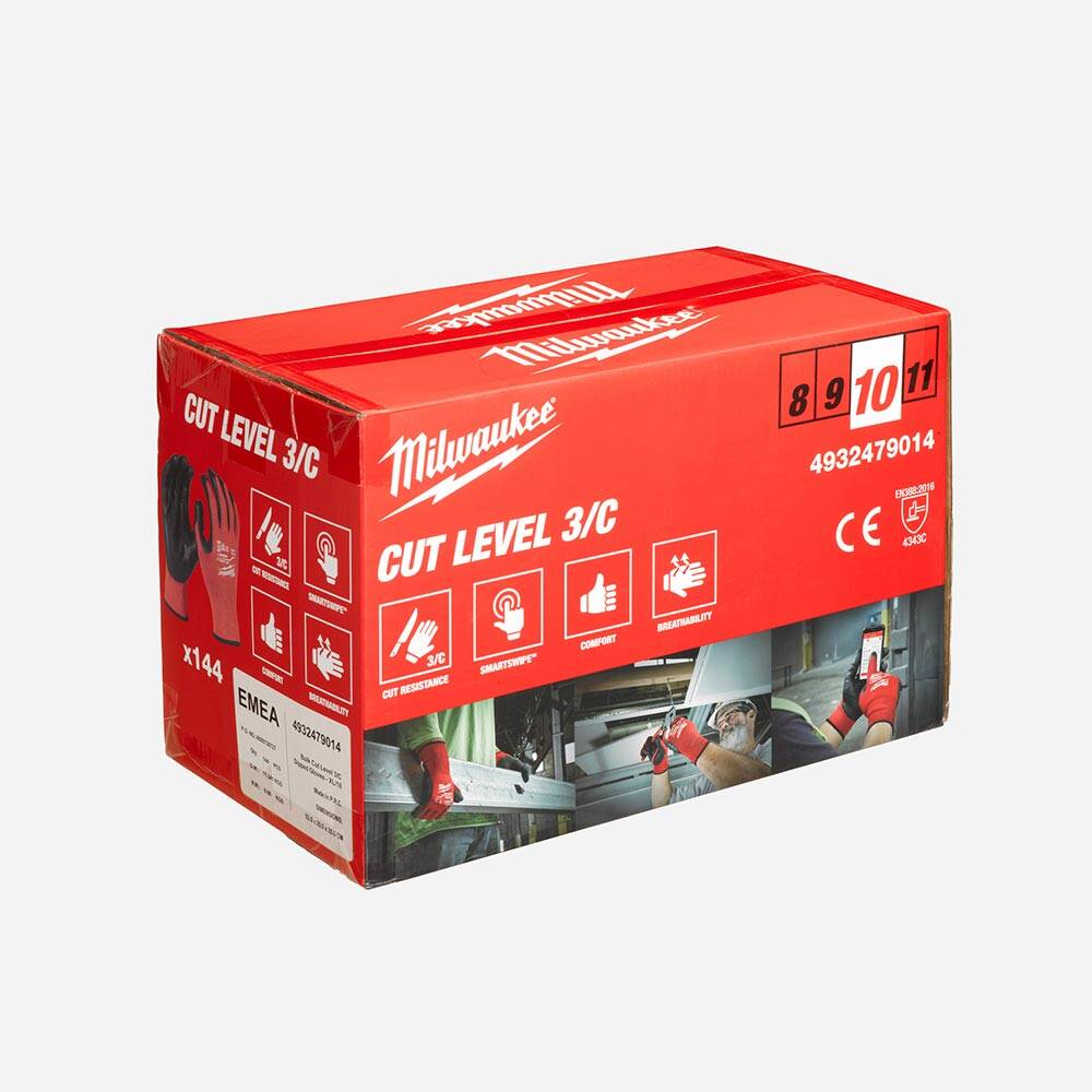 3. Derece Kesik Korumalı Nitril Eldiven - 10/XL - 144'lü - 1