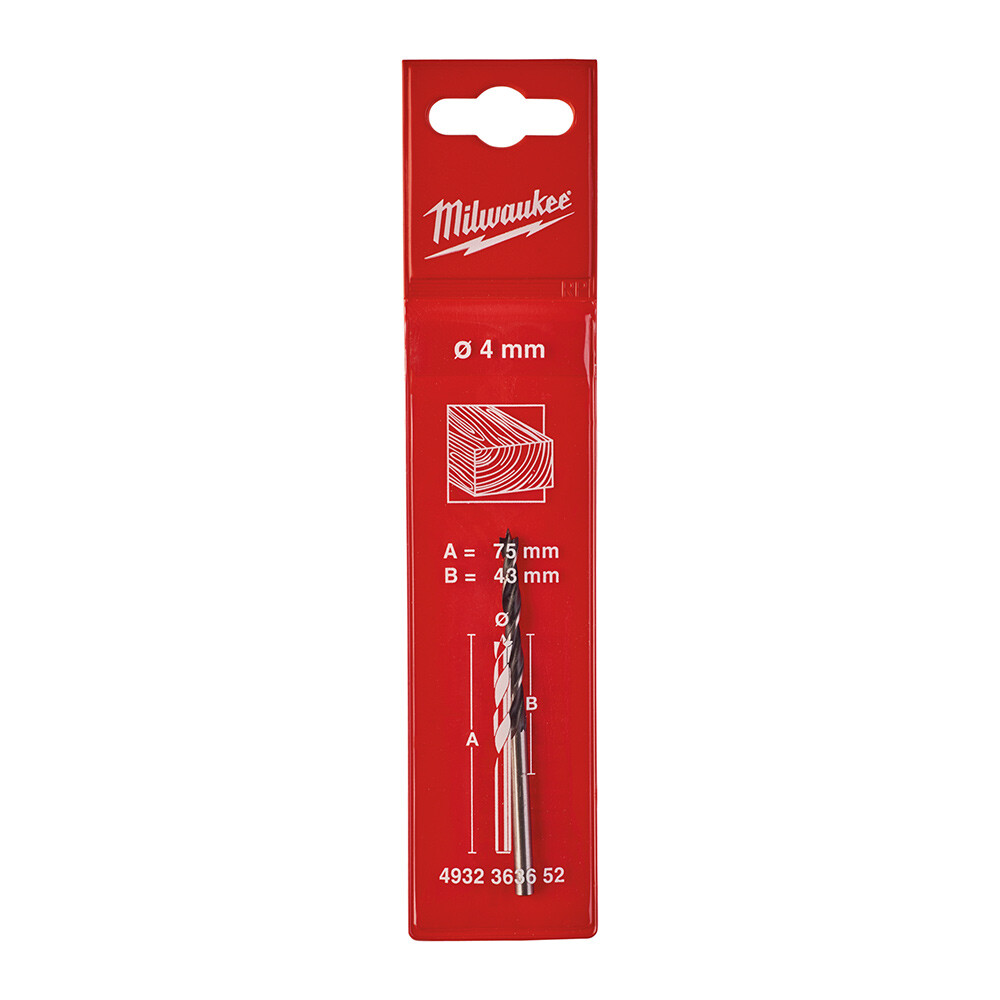 4. 0x75 mm Klasik Seri Ahşap Matkap Ucu - 1