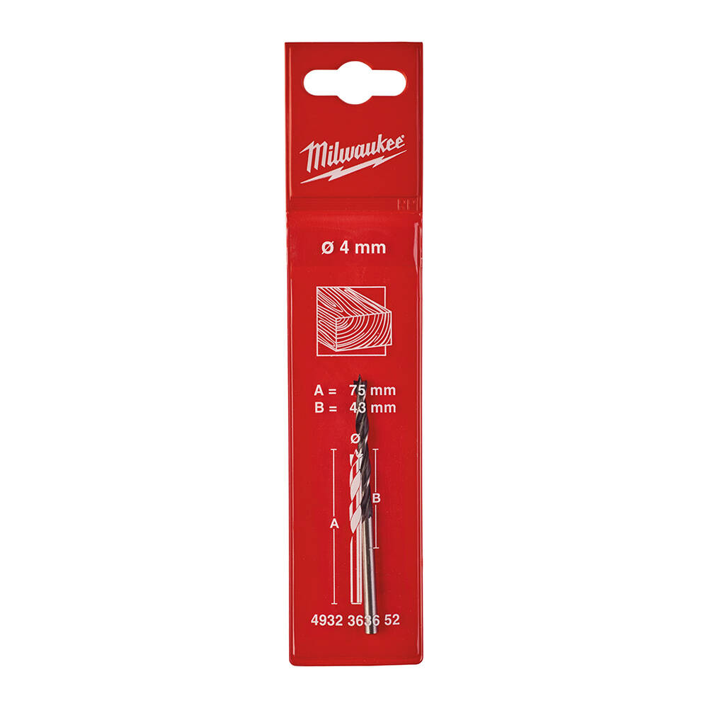 4. 0x75 mm Klasik Seri Ahşap Matkap Ucu - 1