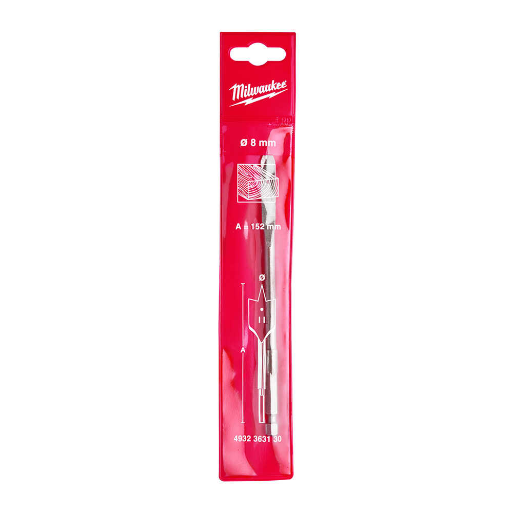 8x160 mm Yaprak Seri Ahşap Matkap Ucu