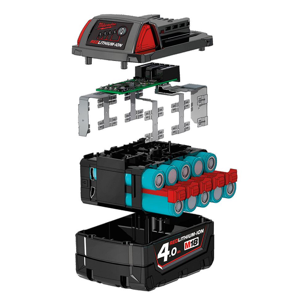 M18B4 Redlithium-Ion 18V. 4. 0Ah Akü - 3