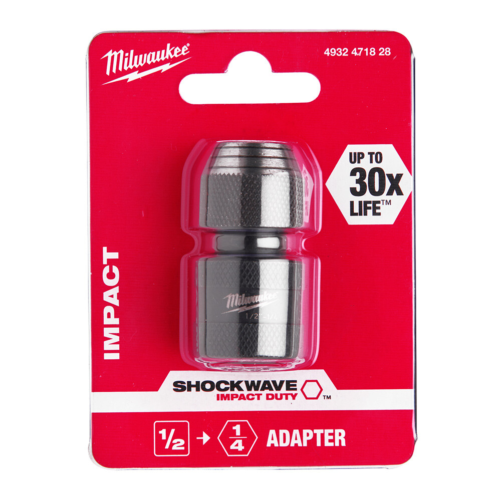 1/2 Sd den 1/4 Shockwave Geçiş Bits Uç Adaptörü - 1