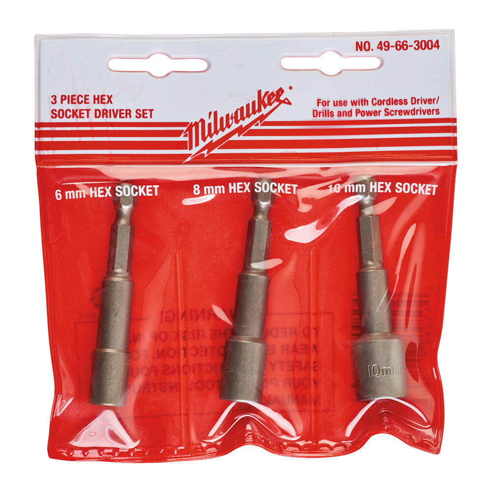 3 Parça 65 mm Shockwave Bits Uç HeX Lokma Seti - 1