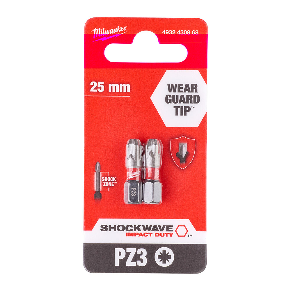 PZ3 25 mm Impact Seri Bits Uç - 2'li - 1