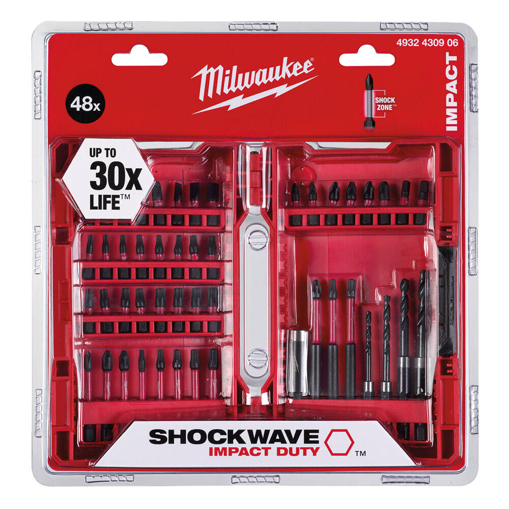 48 Parça Shockwave Impact Vidalama Bits Uç Seti - 1