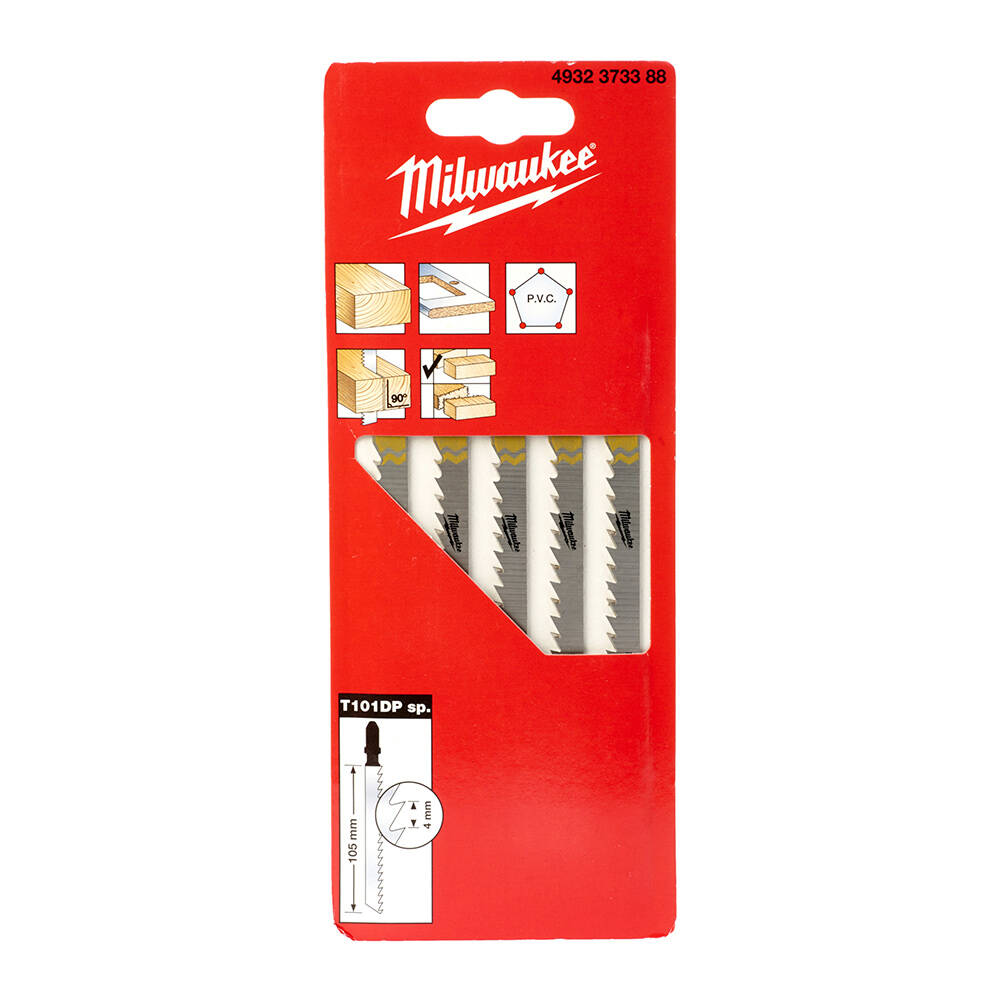 105 mm T101Dpsp Düz Kesim Hcs Dekupaj Bıçağı - 5'li - 1