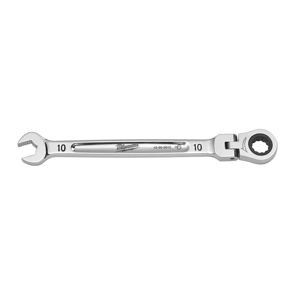 10 mm Esnek Kafa Cırcırlı Kombine Anahtar - 3