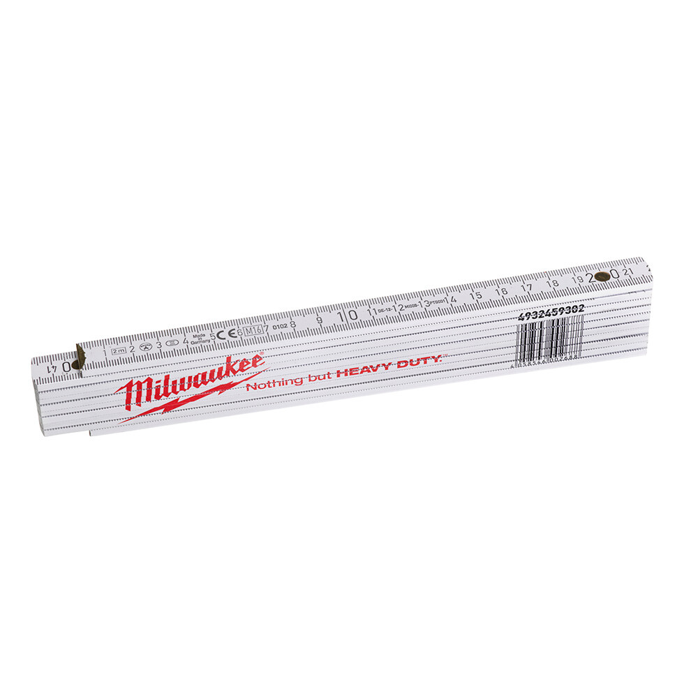 2M/16x3. 20 mm Ahşap Katlanır Metre - MILWAUKEE