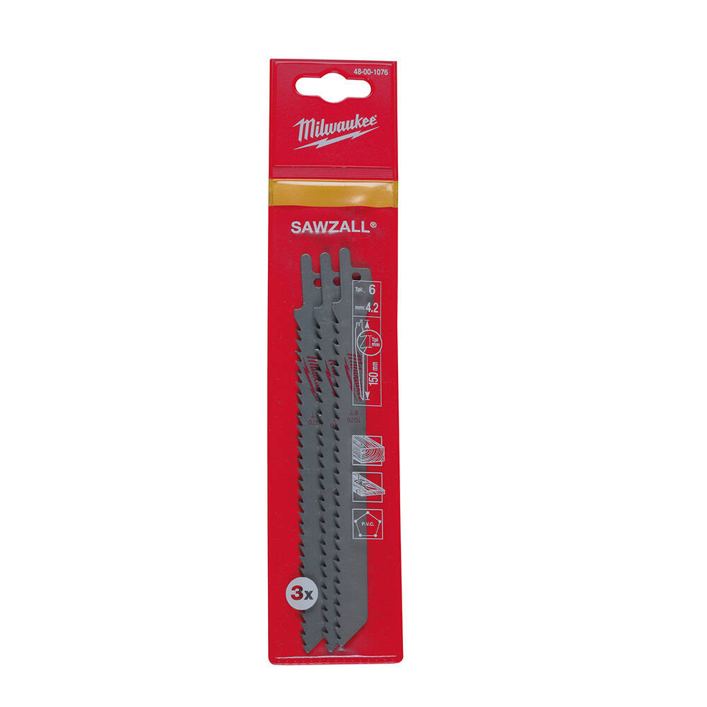 150 mm Kılıç Testere (Ahşap) HCS S744D - 3'lü - 1
