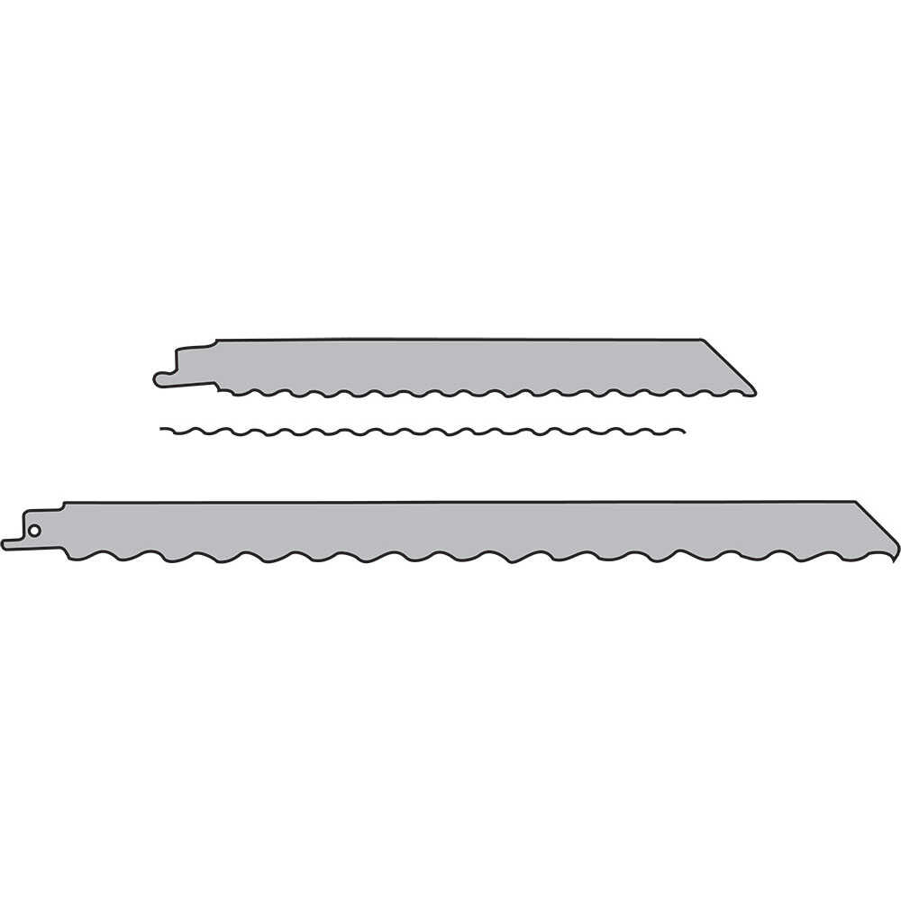 300 Mm Kılıç Testere Hcs Düz Ağız -wave Knife