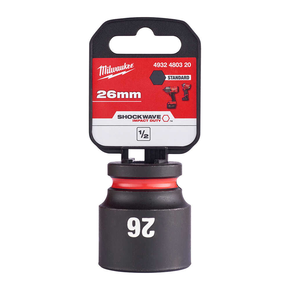 26 Mm Endüstri Tip Darbeli Lokma Shw 1/2 İnç Kısa