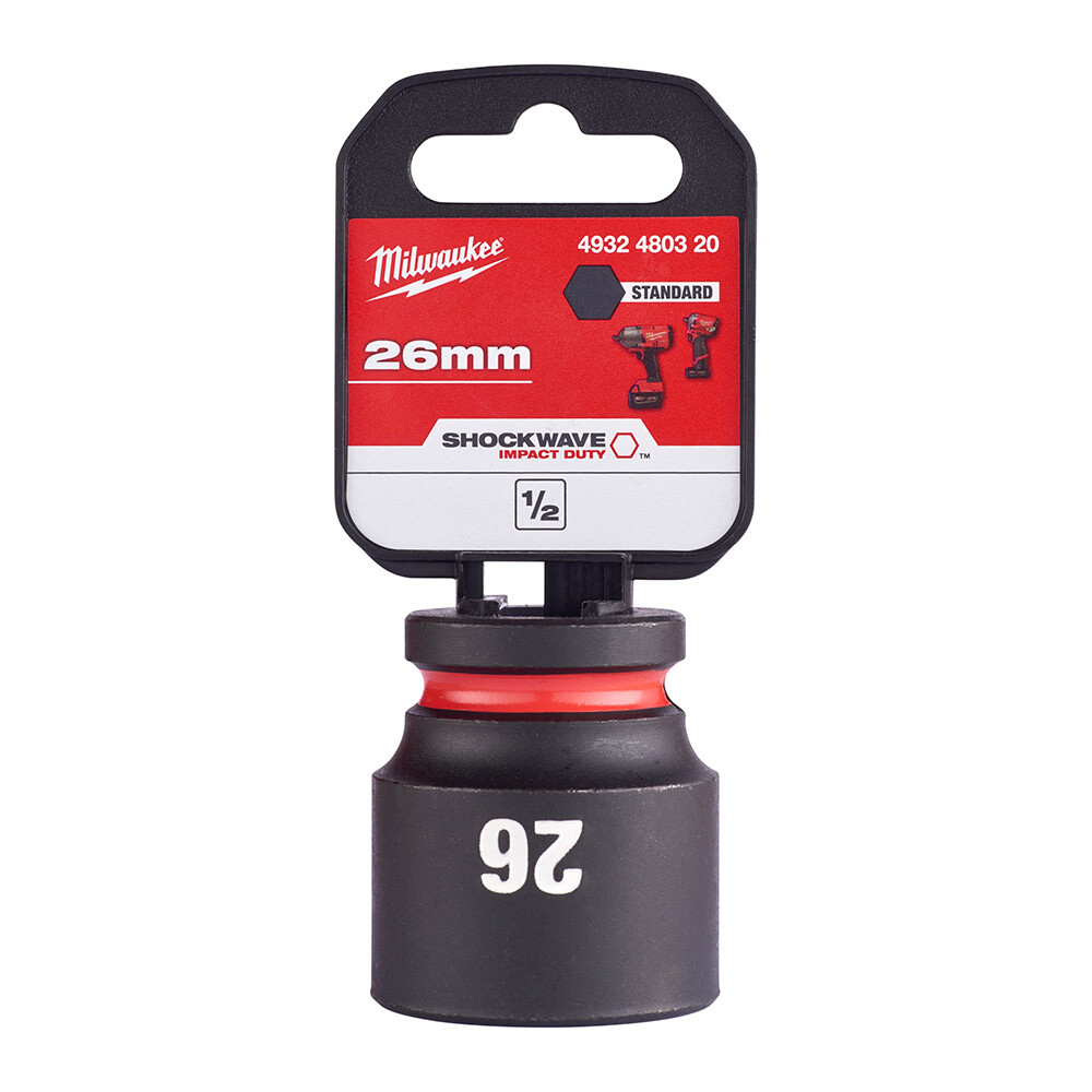 26 mm Endüstri Tip Darbeli Lokma Shw 1/2 inç Kısa - 1