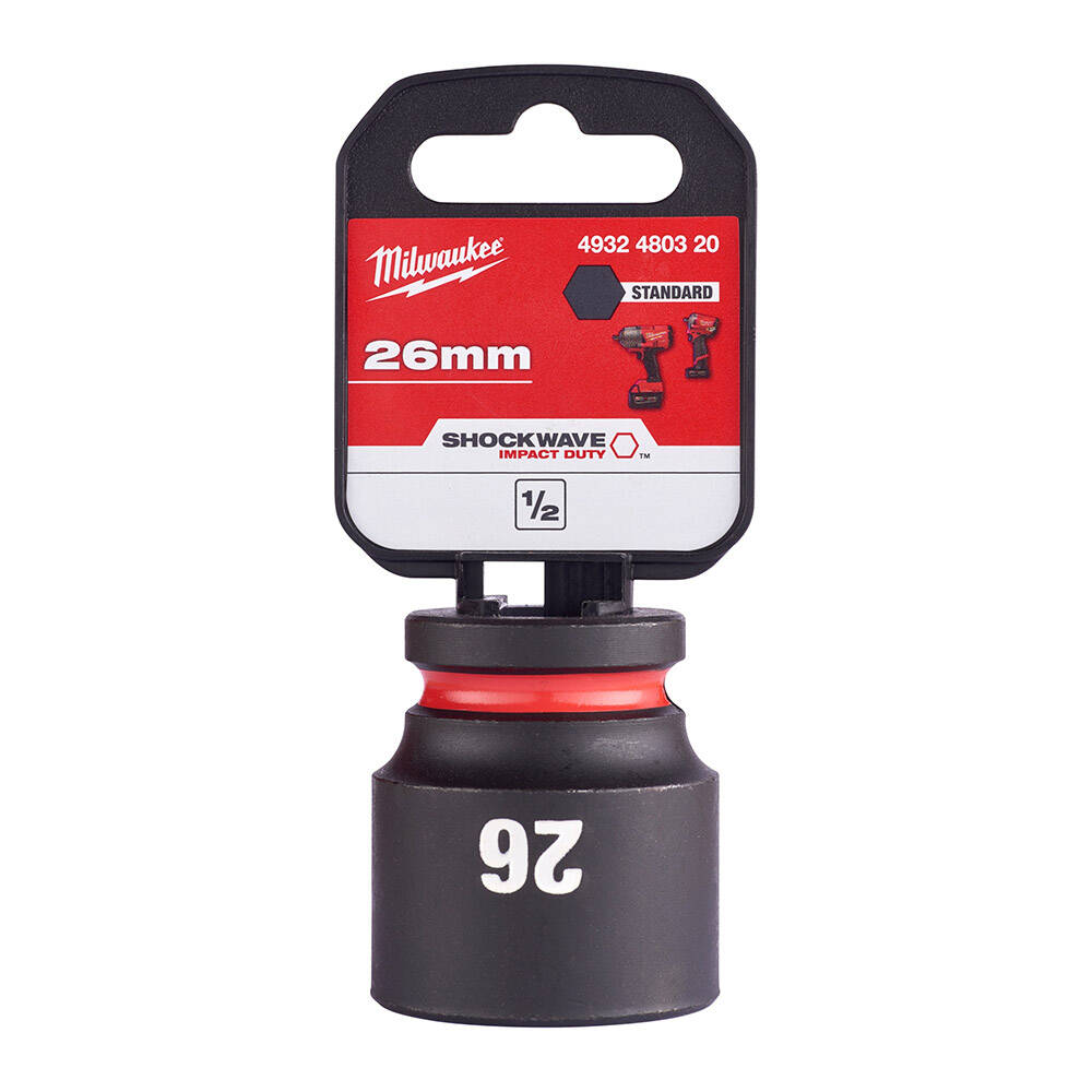 26 mm Endüstri Tip Darbeli Lokma Shw 1/2 inç Kısa - 1