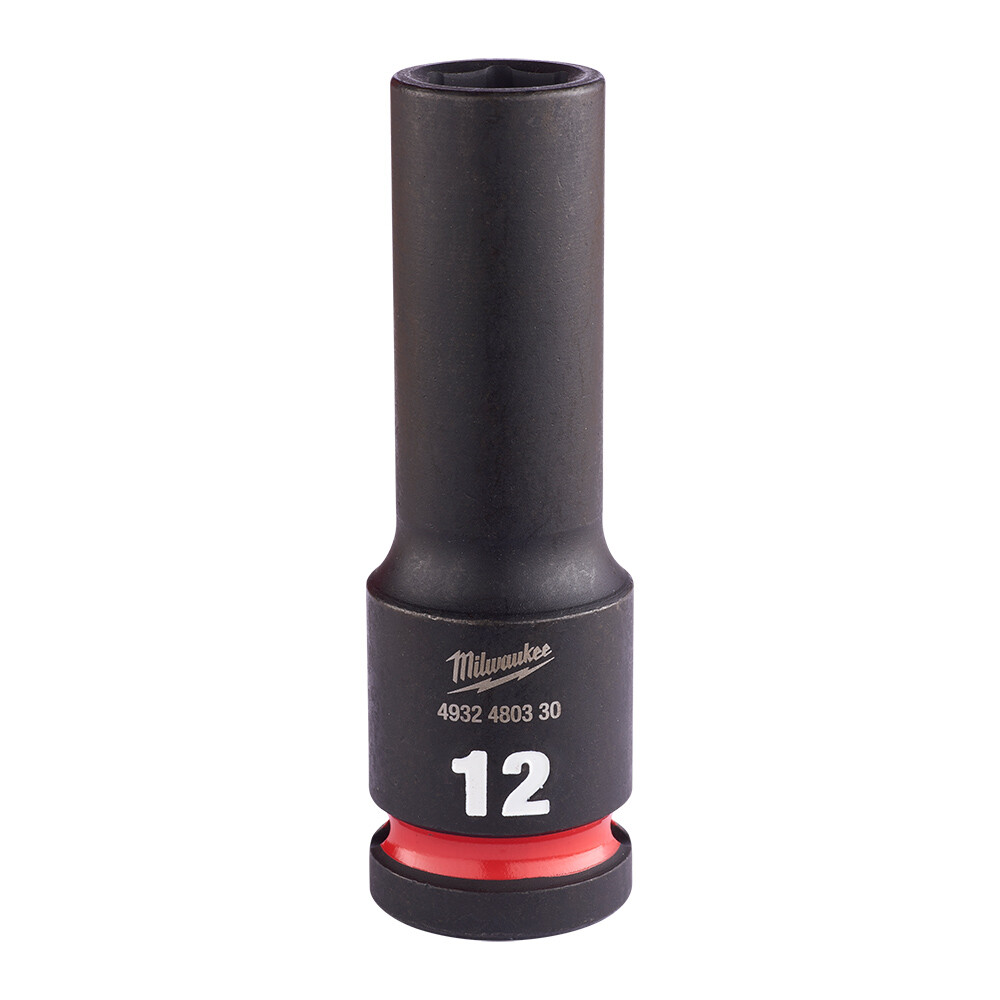 SHW Endüstiriyel Darbeli Lokma  1/2 İnç Uzun  12mm-1 Adet - 1