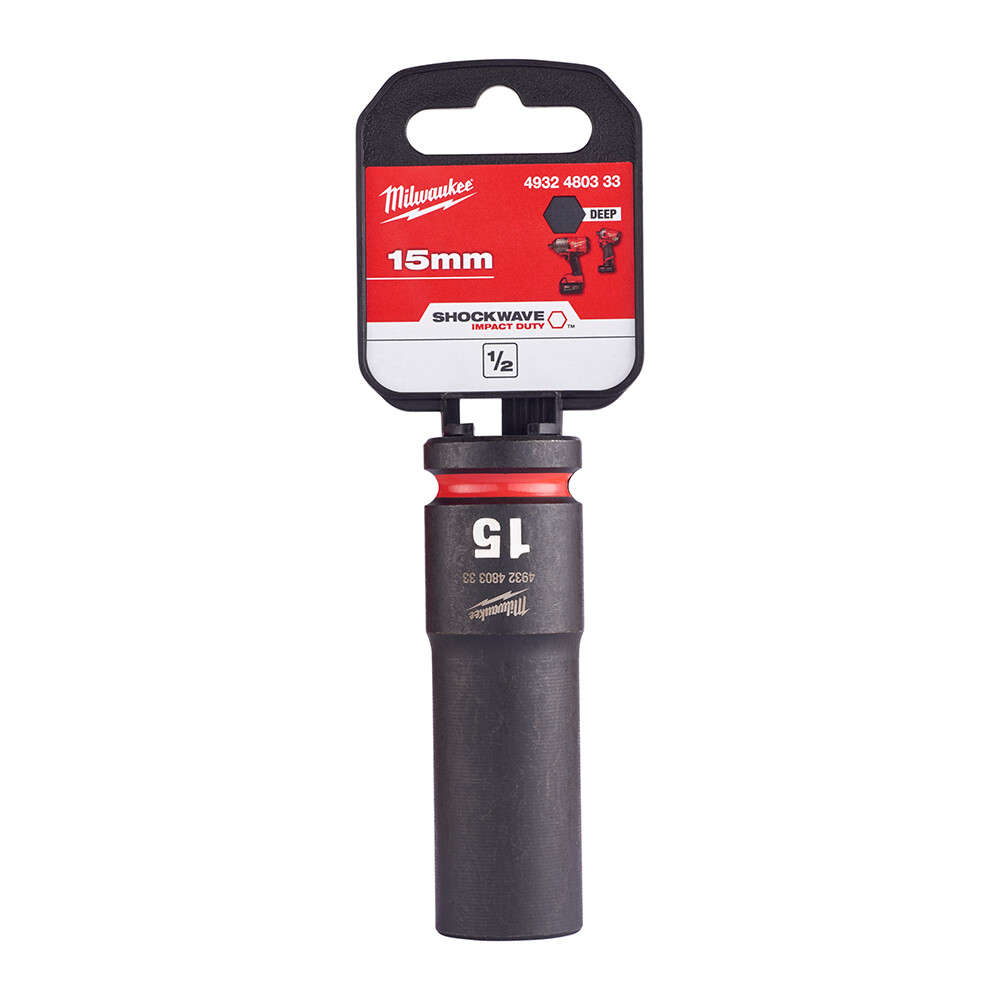 15 mm Endüstri Tip Darbeli Lokma Shw 1/2 inç Derin - 1