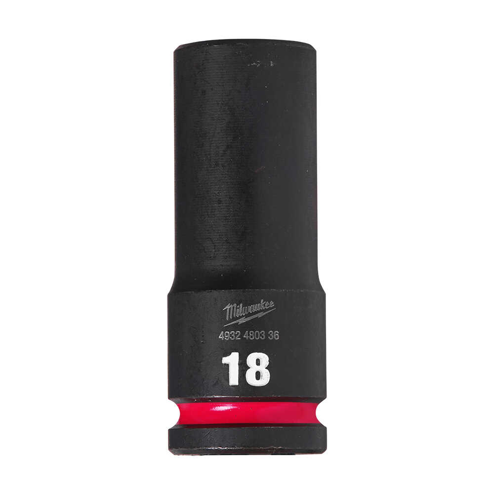 SHW Endüstiriyel Darbeli Lokma  1/2 İnç Uzun  18mm-1 Adet