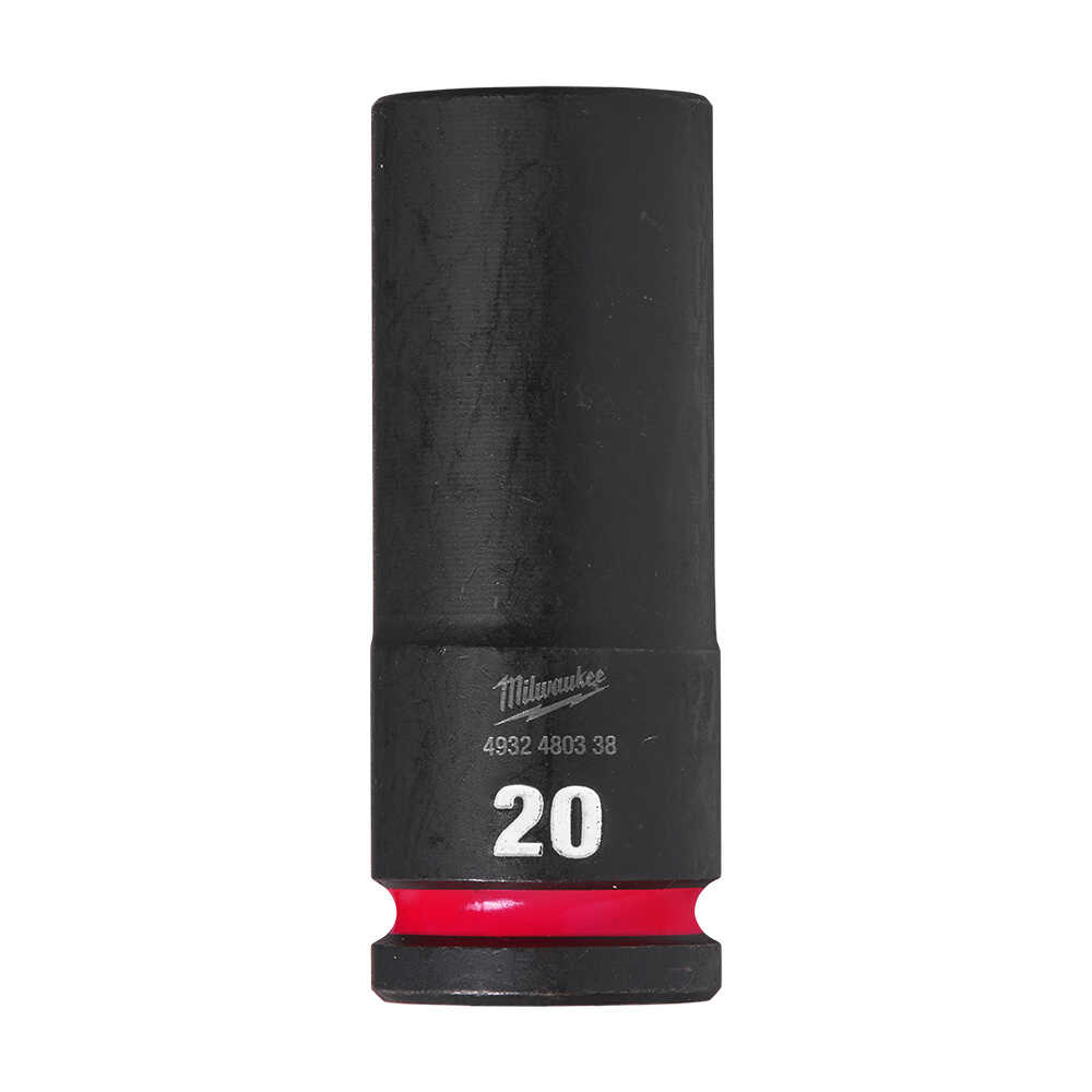 SHW Endüstiriyel Darbeli Lokma  1/2 İnç Uzun  20mm-1 Adet