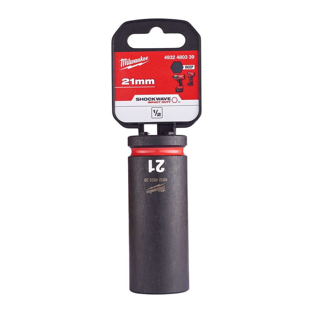 21 mm Darbeli Lokma Endüstri Tip Shw 1/2 İnç Derin - 1