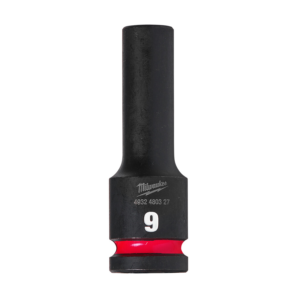 SHW Endüstiriyel Darbeli Lokma  1/2 İnç Uzun  9mm-1 Adet - 1