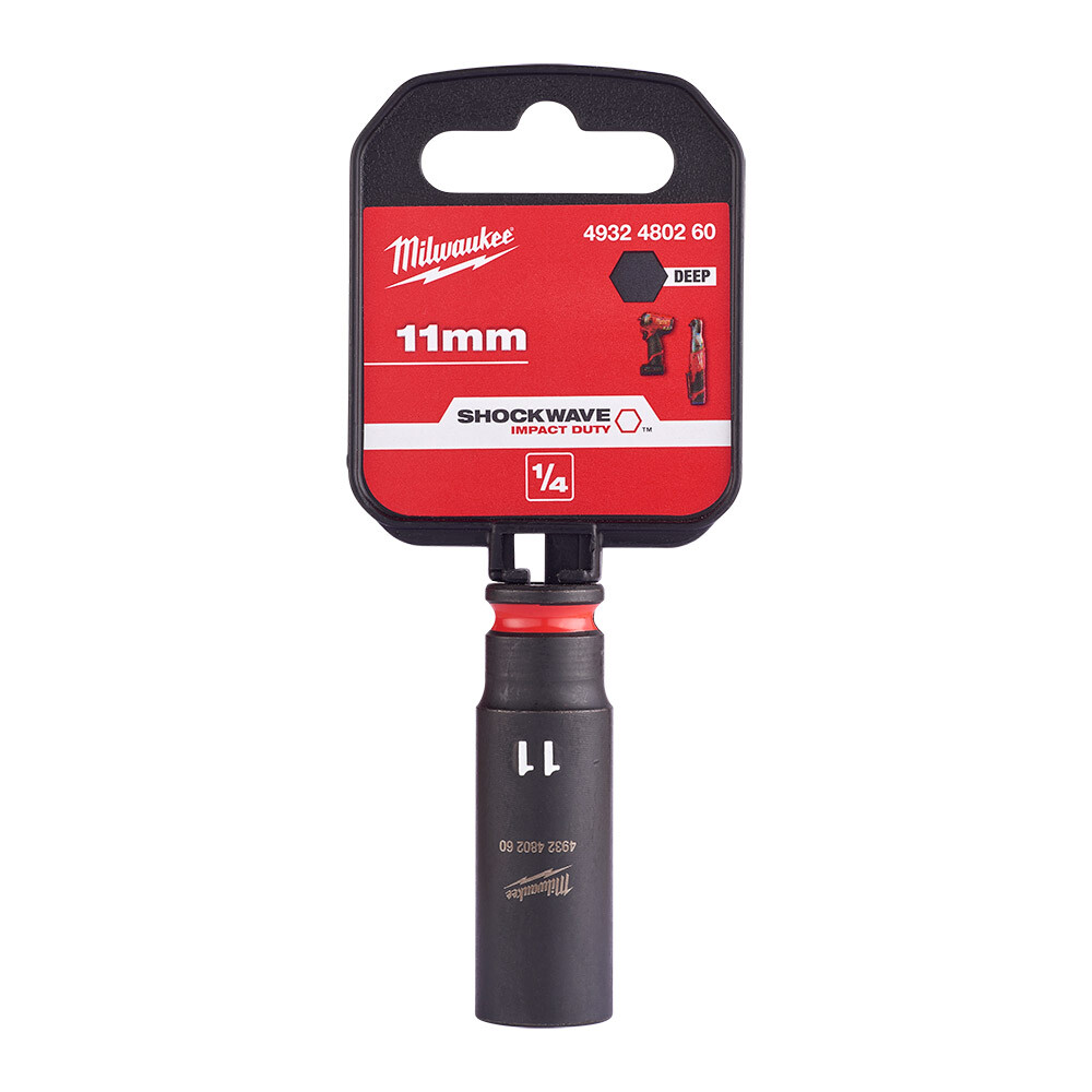 SHW Endüstiriyel Darbeli Lokma  1/4 İnç Uzun  11mm-1 Adet - 1