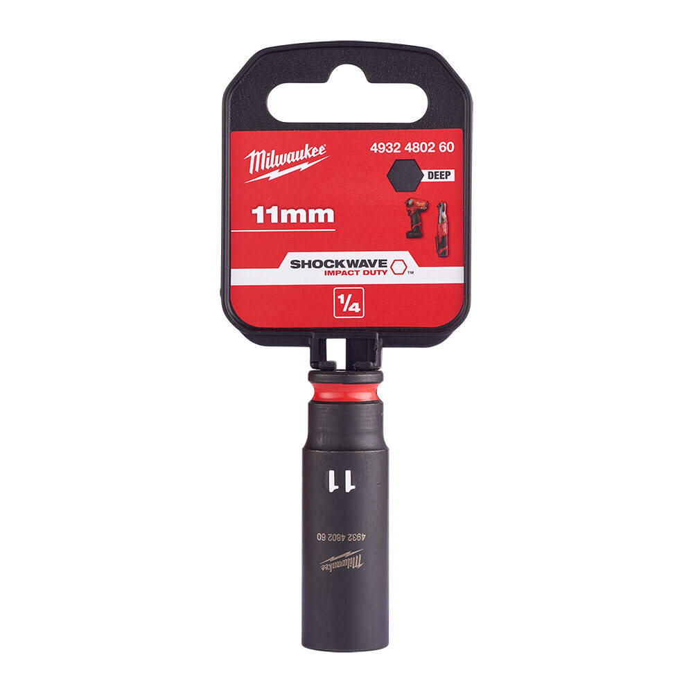 SHW Endüstiriyel Darbeli Lokma  1/4 İnç Uzun  11mm-1 Adet - 1