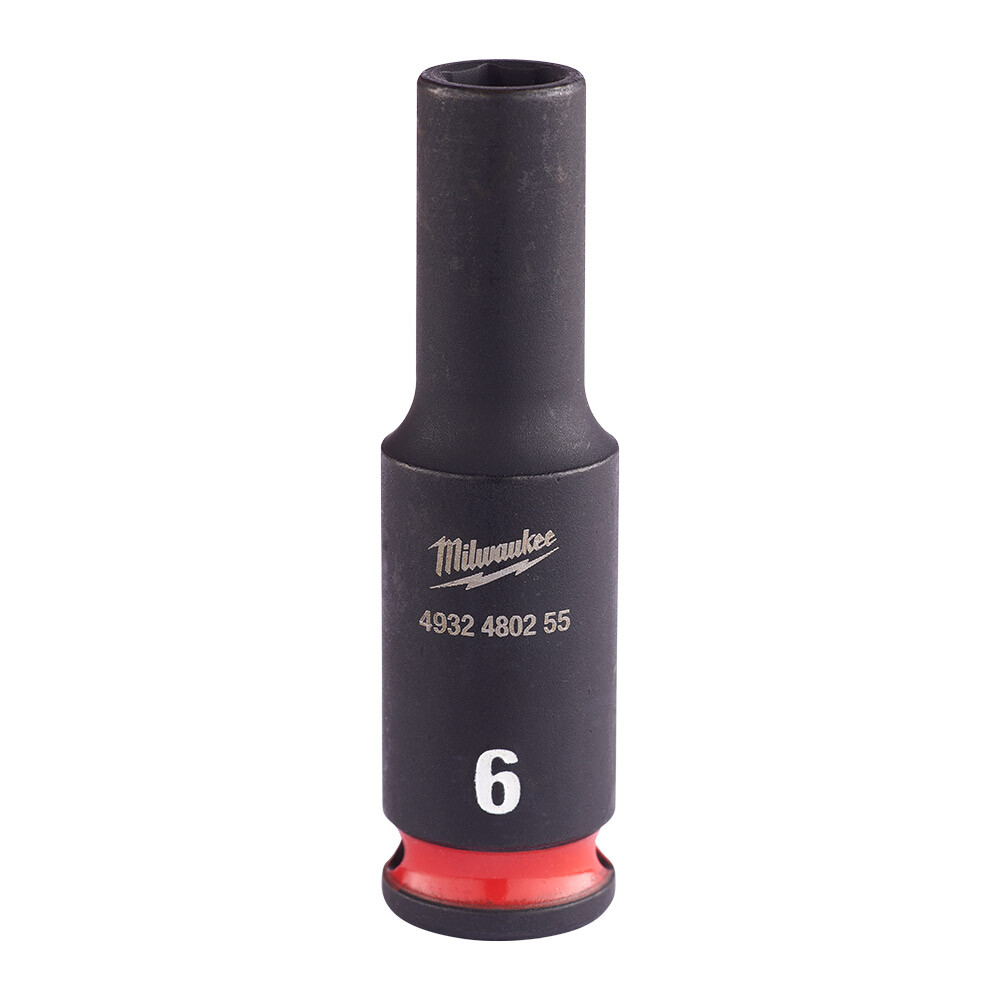 SHW Endüstiriyel Darbeli Lokma  1/4 İnç Uzun  6mm-1 Adet - 2