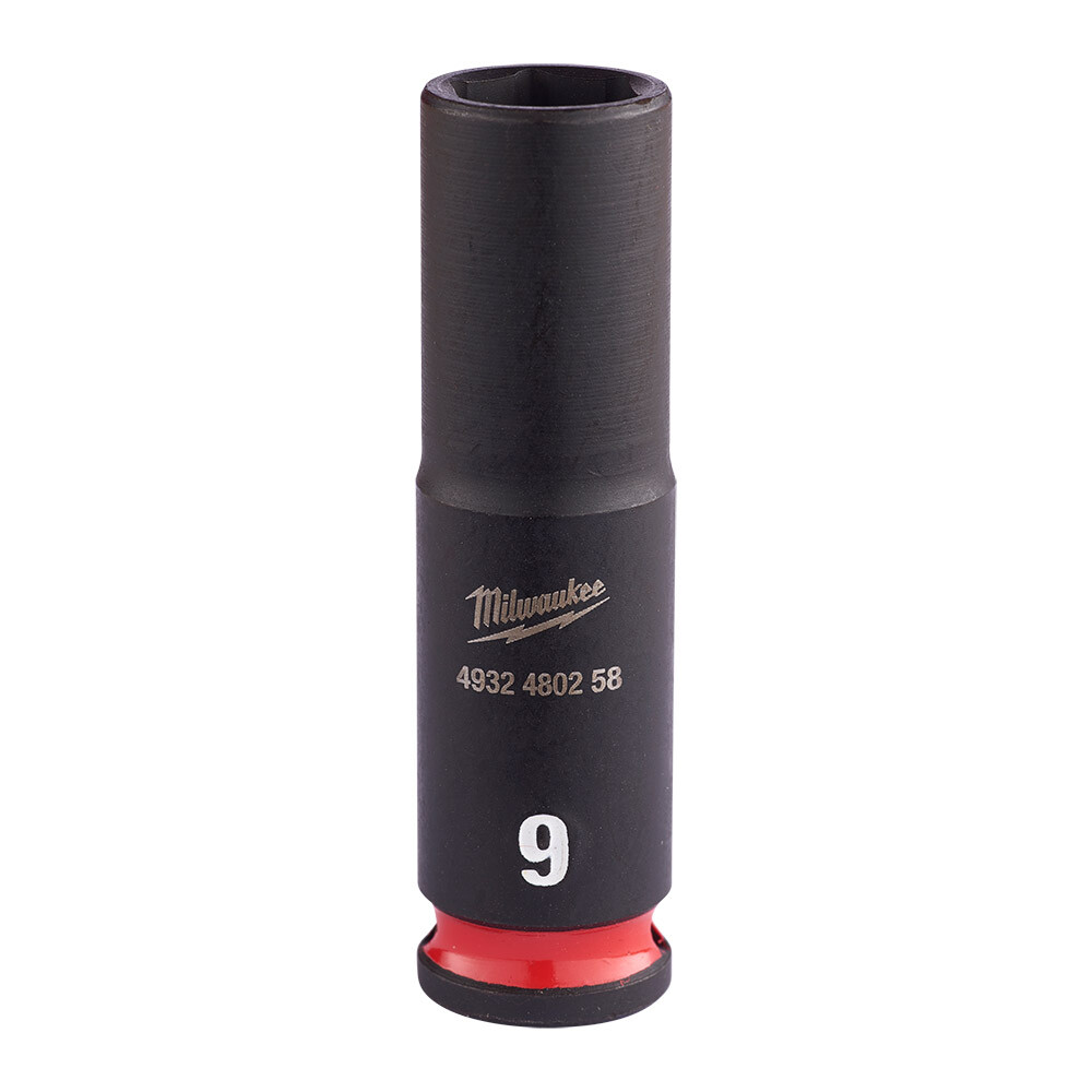 SHW Endüstiriyel Darbeli Lokma  1/4 İnç Uzun  9mm-1 Adet - 2