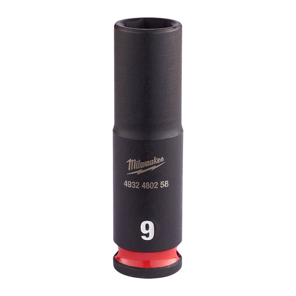 SHW Endüstiriyel Darbeli Lokma  1/4 İnç Uzun  9mm-1 Adet - 2