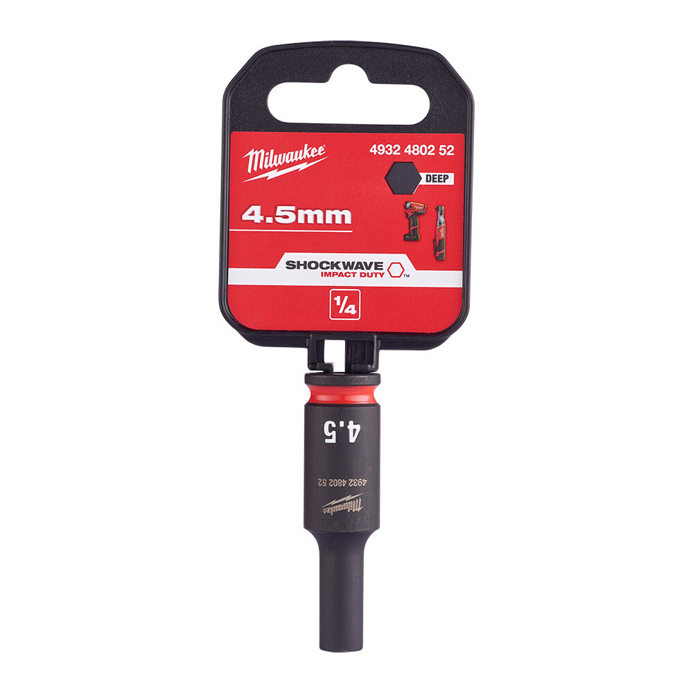 SHW Endüstiriyel Darbeli Lokma  1/4 İnçuzun  4.5mm-1 Adet - 1