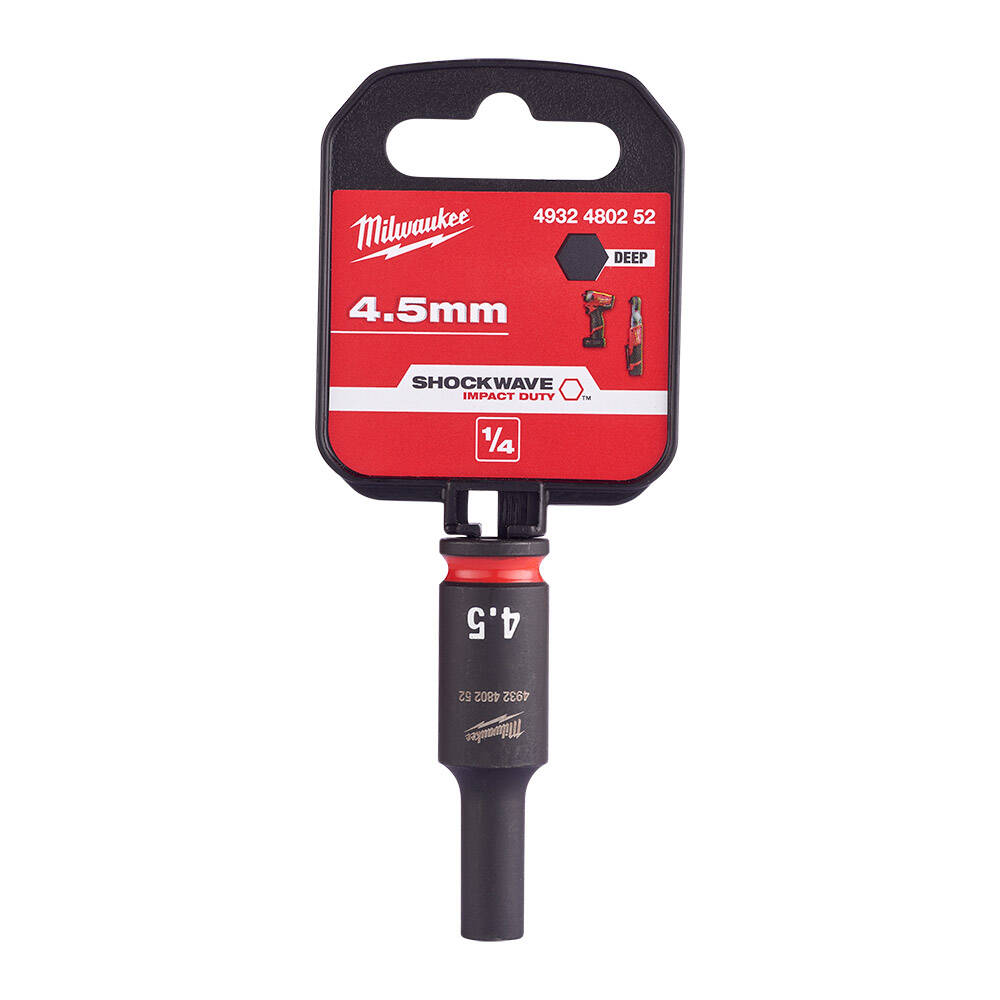 SHW Endüstiriyel Darbeli Lokma  1/4 İnçuzun  4.5mm-1 Adet - 1