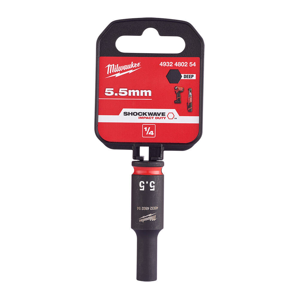 SHW Endüstiriyel Darbeli Lokma  1/4 İnçuzun  5.5mm-1 Adet - 1