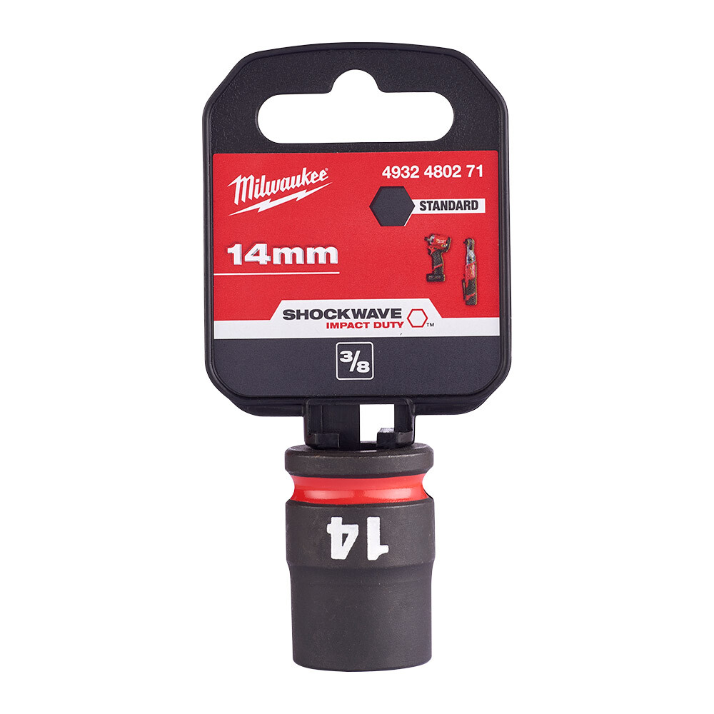SHW Endüstiriyel Darbeli Lokma  3/8 İnç Std 14mm-1 Adet - 1