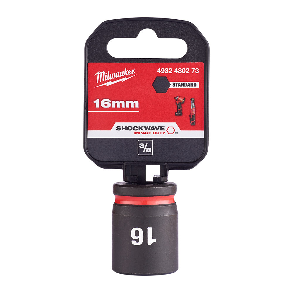 SHW Endüstiriyel Darbeli Lokma  3/8 İnç Std 16mm-1 Adet - 1