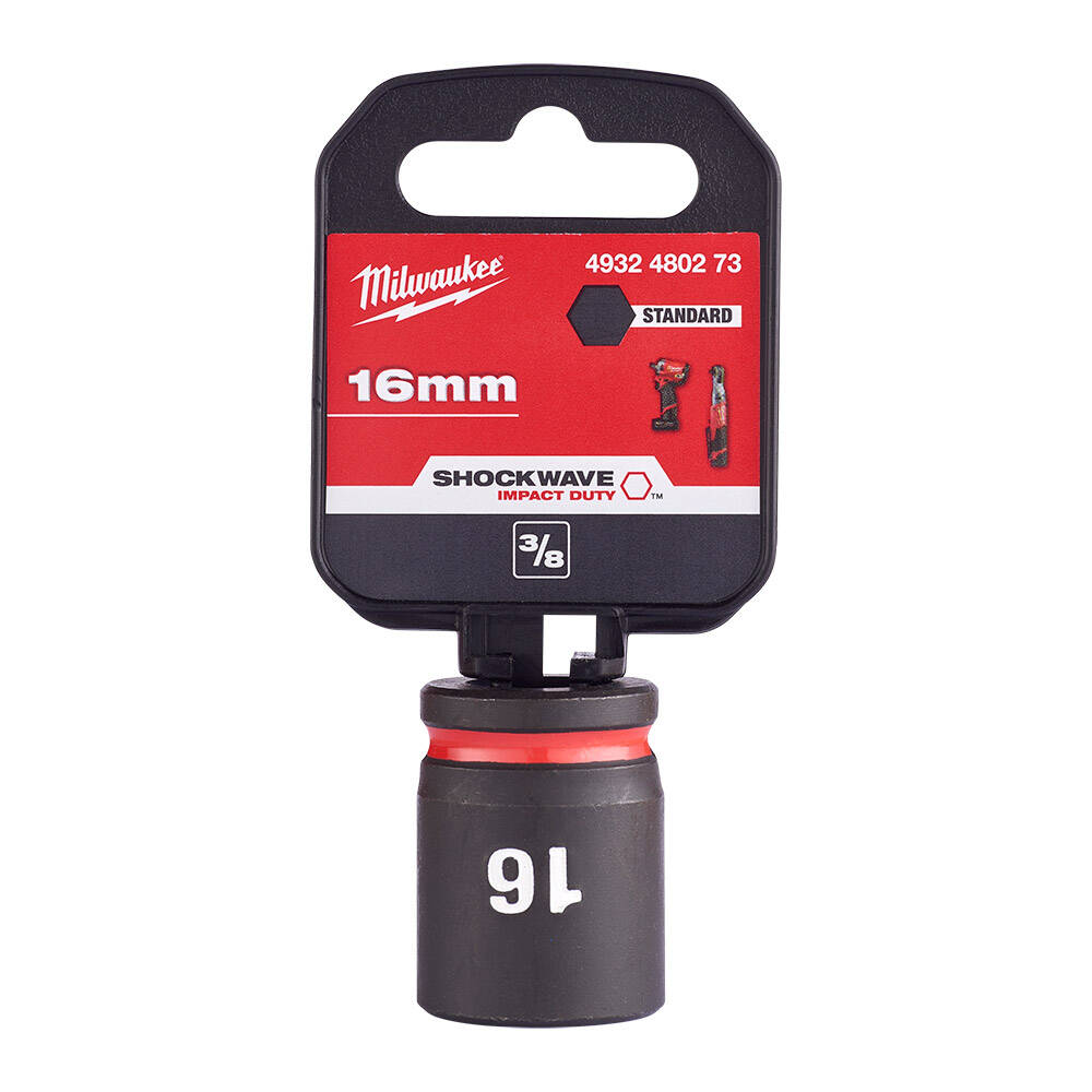 SHW Endüstiriyel Darbeli Lokma  3/8 İnç Std 16mm-1 Adet - 1