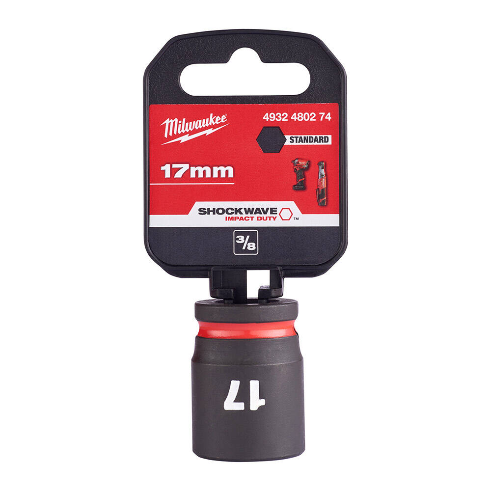 17 mm Darbeli Lokma Endüstri Tip Shw 3/8 İnç Kısa - 1