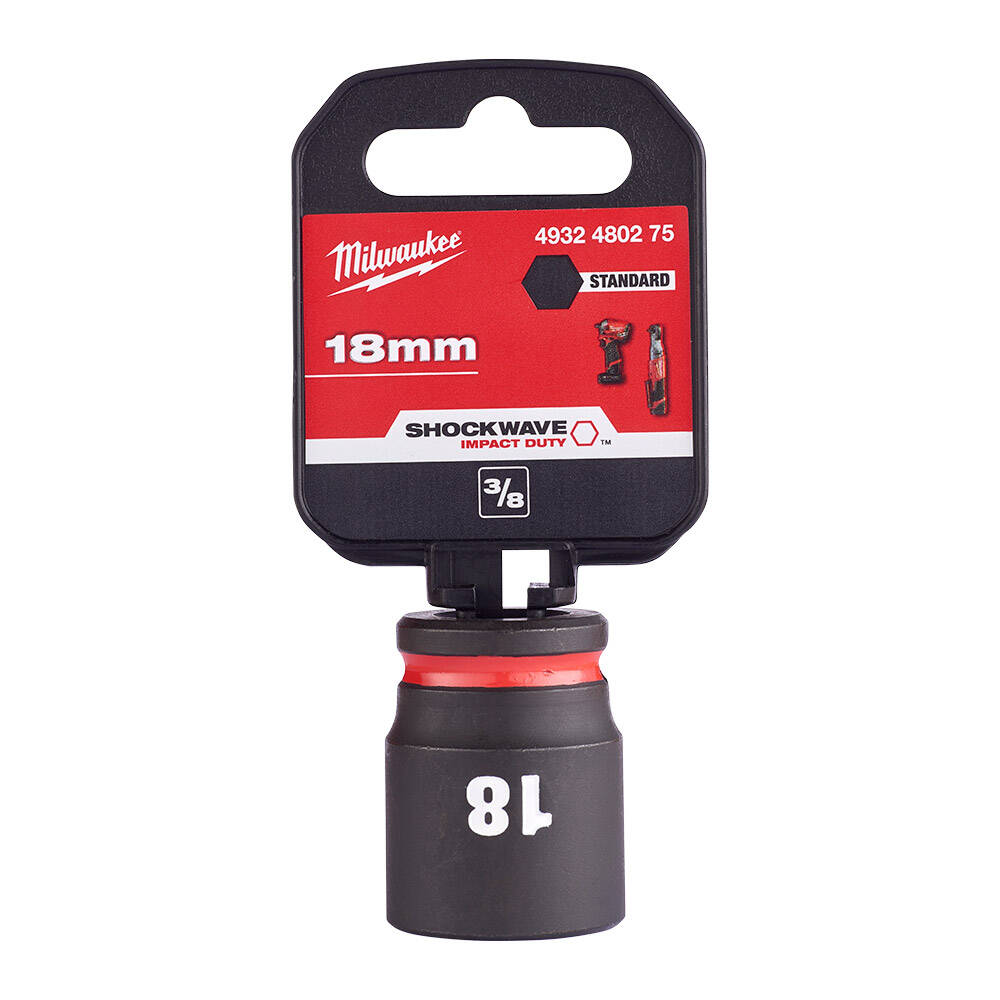 SHW Endüstiriyel Darbeli Lokma  3/8 İnç Std 18mm-1 Adet - 1
