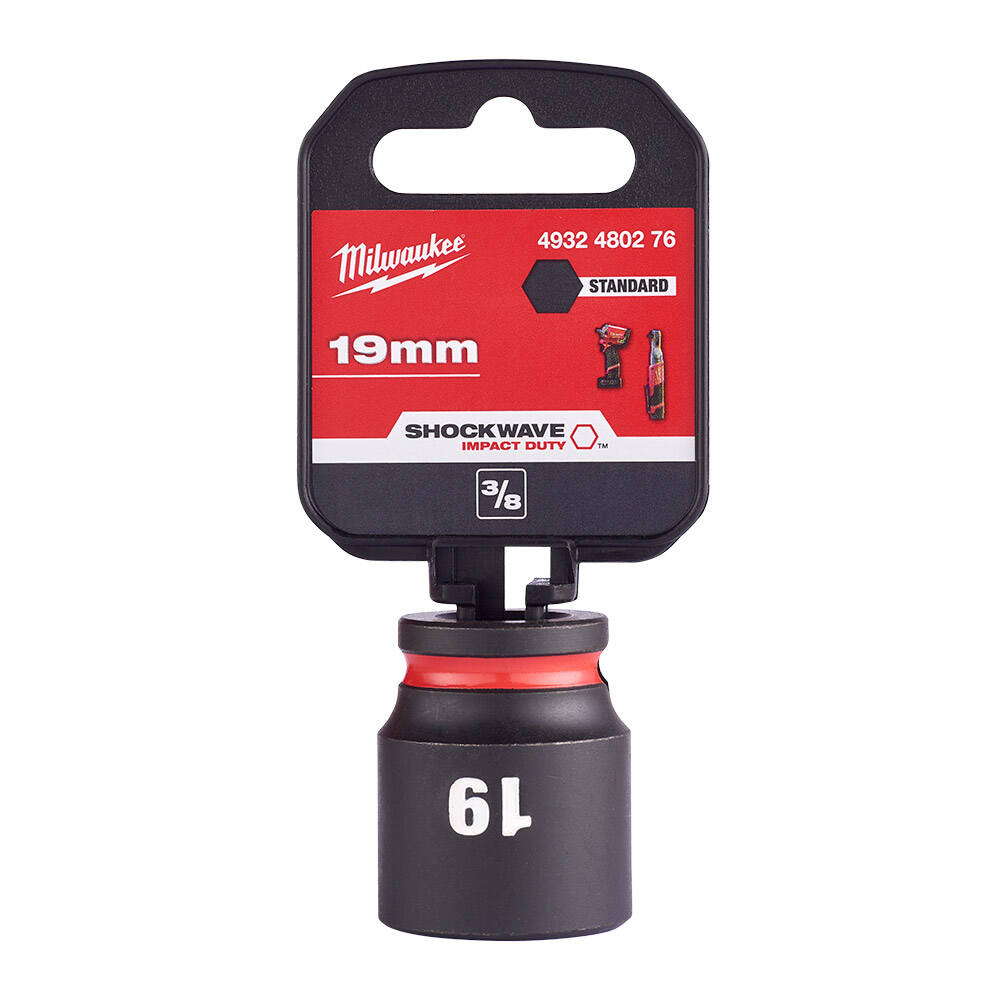 SHW Endüstiriyel Darbeli Lokma  3/8 İnç Std 19mm-1 Adet - 1