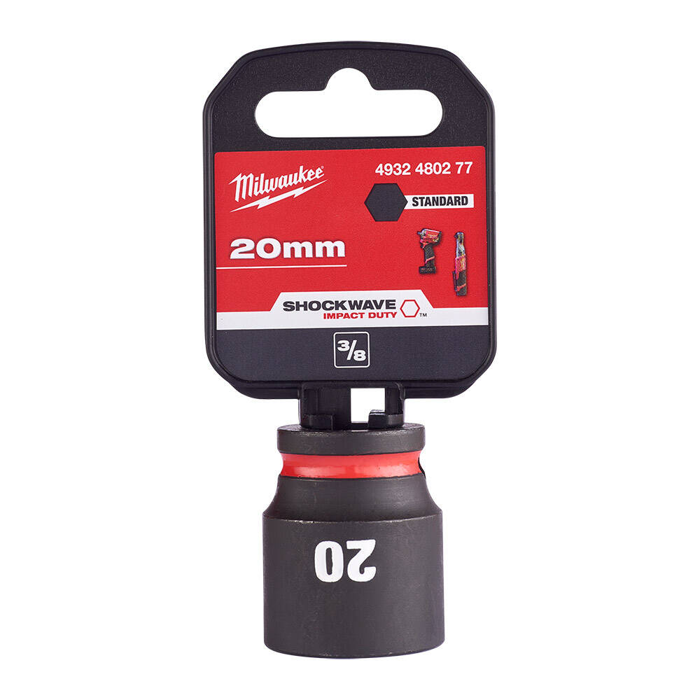 SHW Endüstiriyel Darbeli Lokma  3/8 İnç Std 20mm-1 Adet - 1