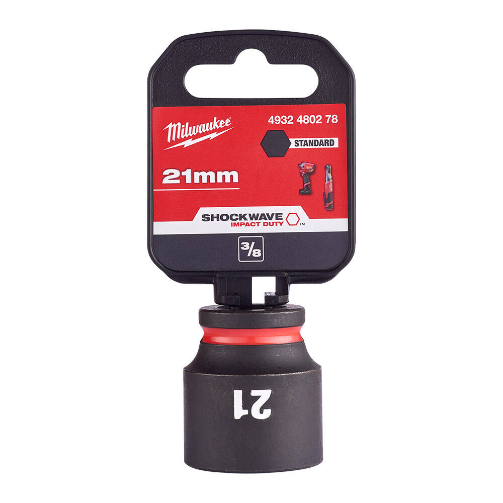 SHW Endüstiriyel Darbeli Lokma  3/8 İnç Std 21mm-1 Adet - 1