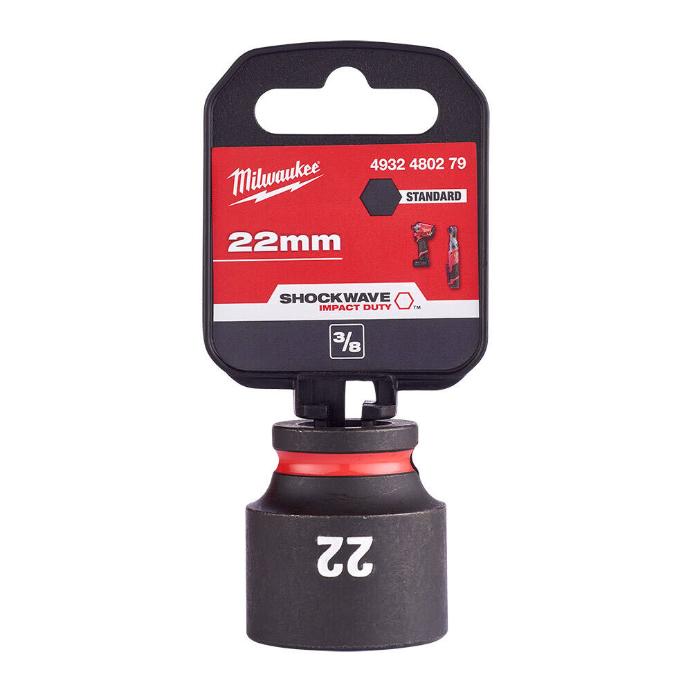SHW Endüstiriyel Darbeli Lokma  3/8 İnç Std 22mm-1 Adet - 1