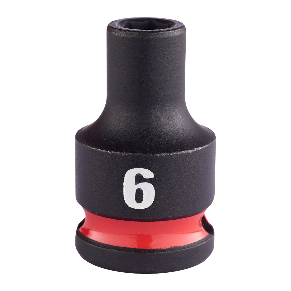 SHW Endüstiriyel Darbeli Lokma  3/8 İnç Std 6mm-1 Adet - 3