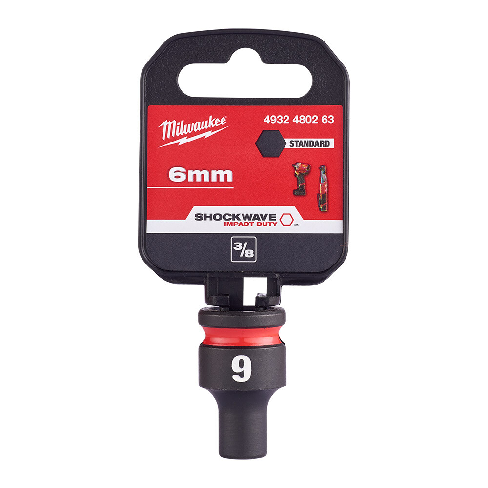 SHW Endüstiriyel Darbeli Lokma  3/8 İnç Std 6mm-1 Adet - 4