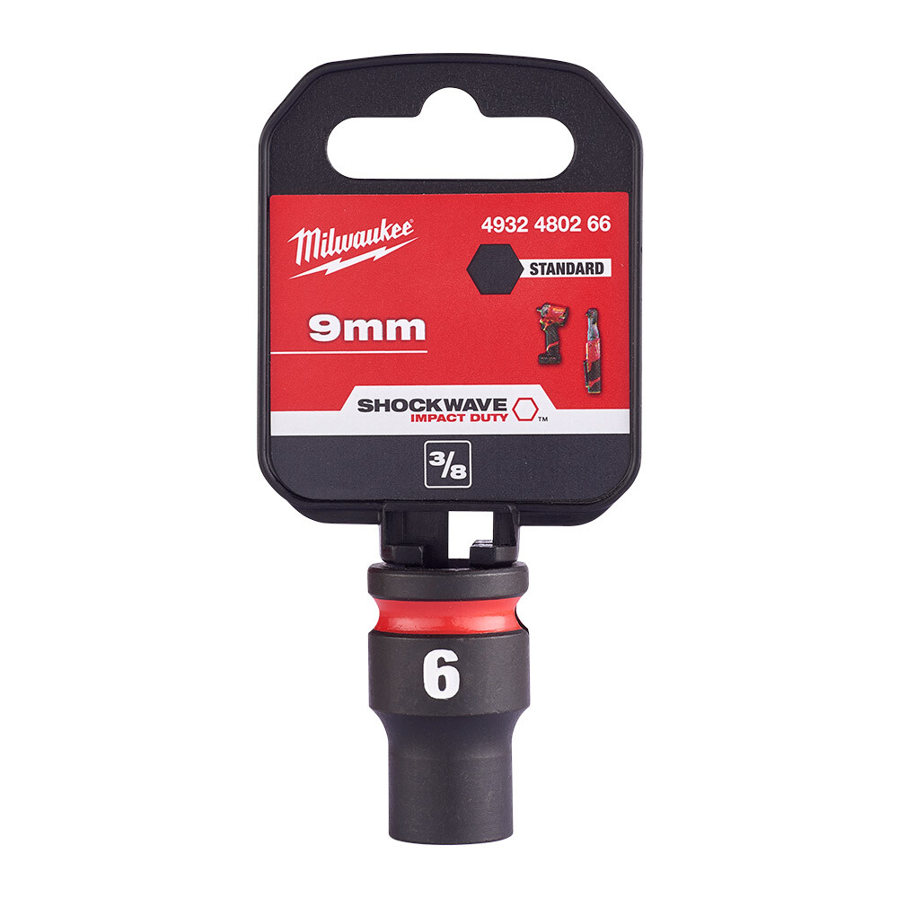 SHW Endüstiriyel Darbeli Lokma  3/8 İnç Std 9mm-1 Adet - 1