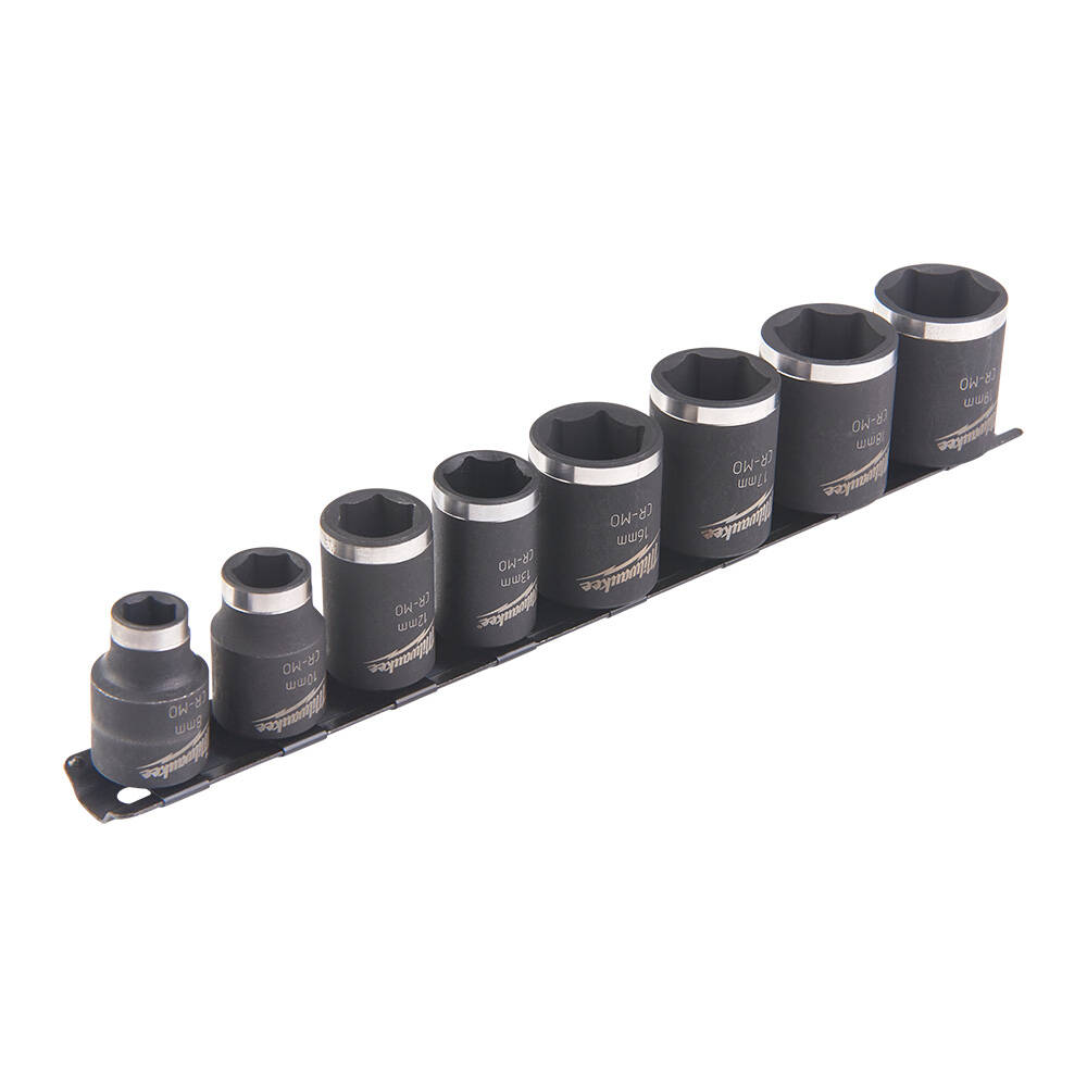SHW Endüstiriyel Darbeli Lokma  3/8 İnç Std Set-8Parça - 1