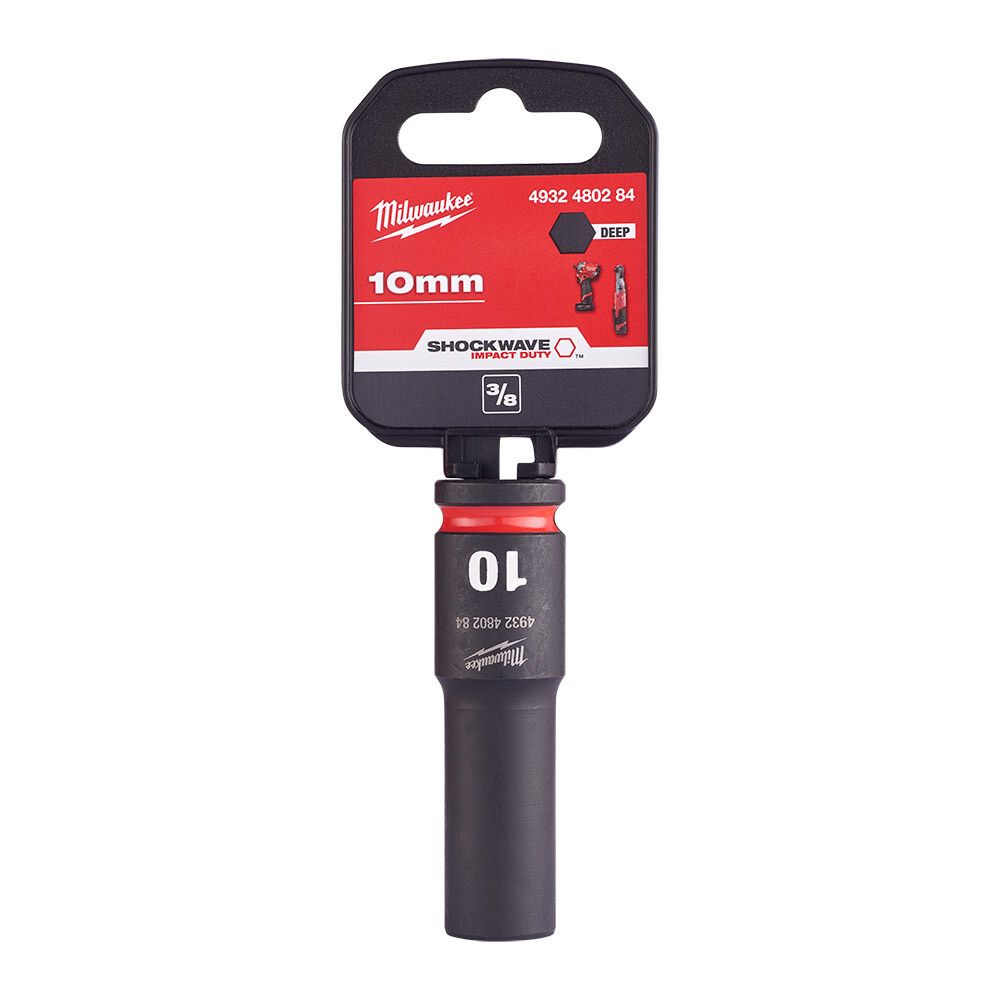 SHW Endüstiriyel Darbeli Lokma  3/8 İnç Uzun  10mm-1 Adet - 1
