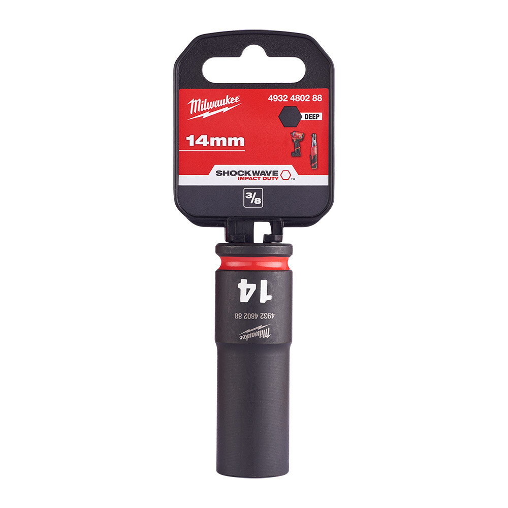 SHW Endüstiriyel Darbeli Lokma  3/8 İnç Uzun  14mm-1 Adet - 1