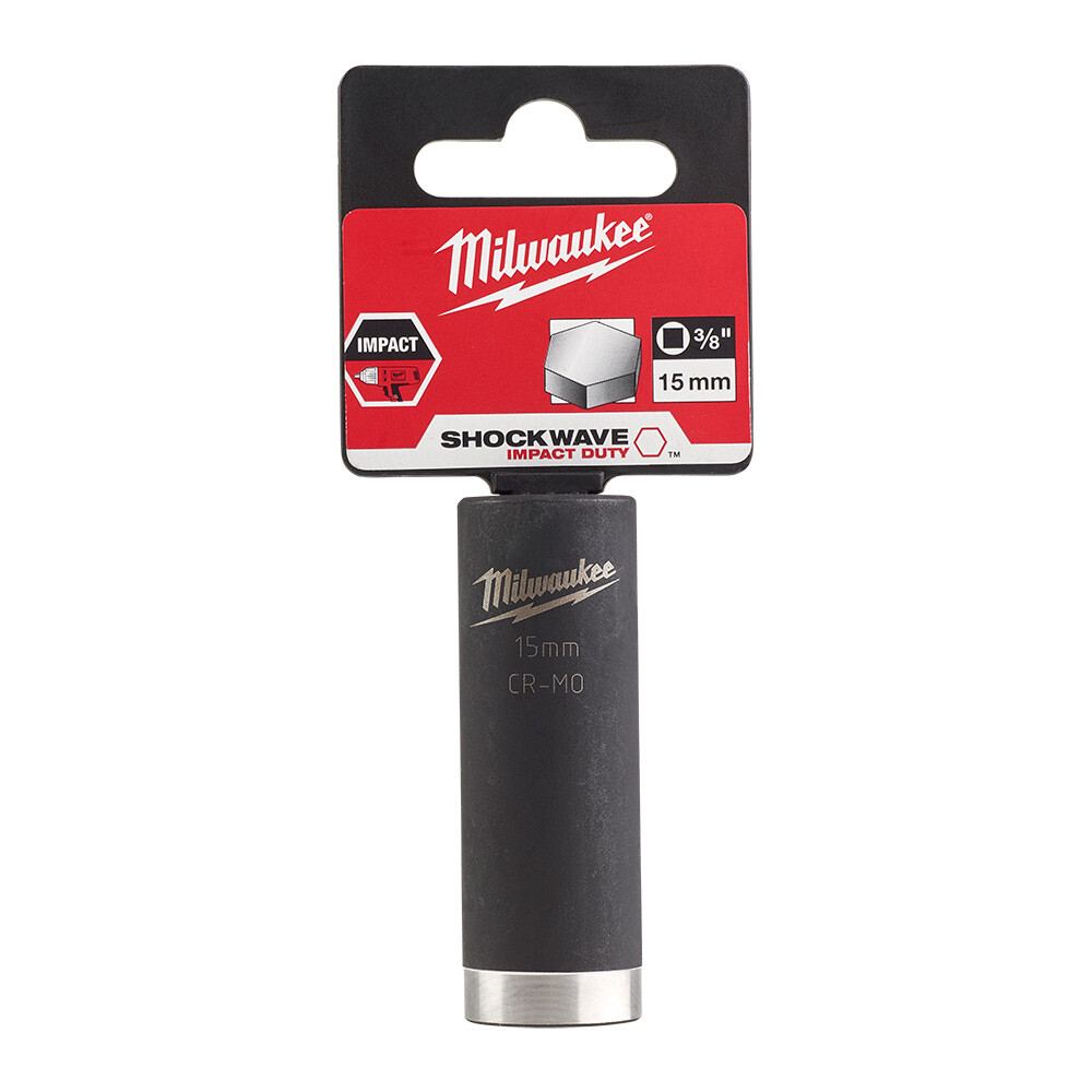 SHW Endüstiriyel Darbeli Lokma  3/8 İnç Uzun  15mm-1 Adet - 1