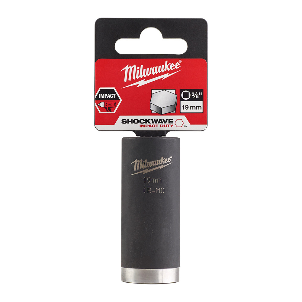 SHW Endüstiriyel Darbeli Lokma  3/8 İnç Uzun  19mm-1 Adet - 1