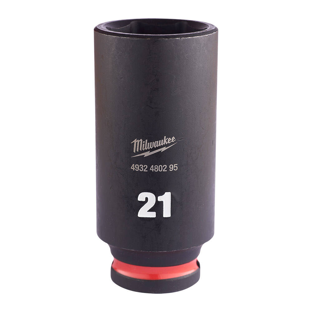 SHW Endüstiriyel Darbeli Lokma  3/8 İnç Uzun  21mm-1 Adet - 2