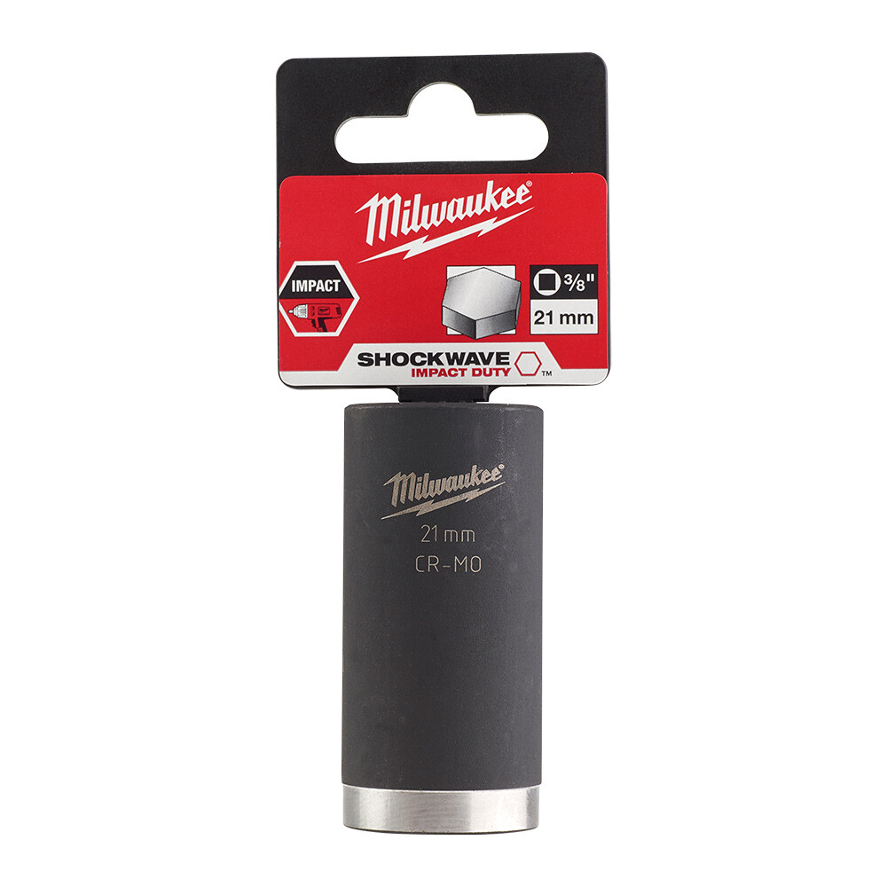 SHW Endüstiriyel Darbeli Lokma  3/8 İnç Uzun  21mm-1 Adet - 1